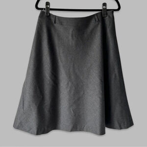 Talbots Stretch Wool Flared  Skater Midi Skirt